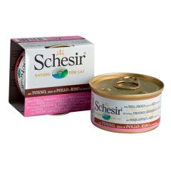 Schesir Katze Thunfisch mit Hähnchen und Reis (Dosen)