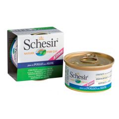Schesir Katze Filet Hähnchen und Aloe Kätzchen (Dosen)