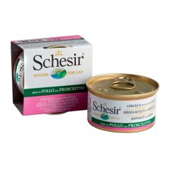 Schesir Katze Filet Hähnchen und Jamón in Gelatine (Dosen)