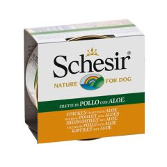 Schesir Hund Hähnchen und Aloe in Gelatine (Dosen)