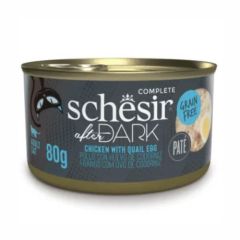 Schesir Gato After Dark Paté de Pollo con Huevo de Codorniz (Dosen)