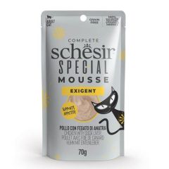 Schesir Gato Special Mousse Exigent Pollo con Hígado de Pato (Beutel)