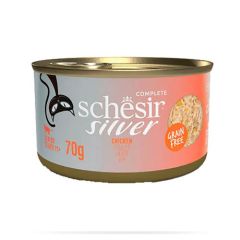 Schesir Gato Silver Filetes de Pollo (Dosen)