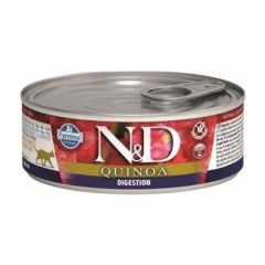 Farmina N&D Quinoa Neutered Ente Katze - Farmina N&D Cat Quinoa Digestion (Dosen) 24 x 80 gr