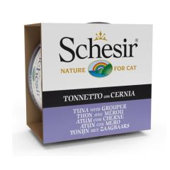 Schesir Katze Thunfisch mit Zackenbarsch 85 gr x 14