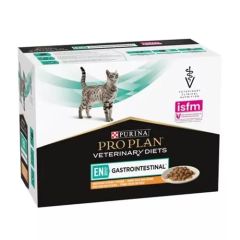 Purina Veterinary Diets Katzein Gastrointestinal Hähnchen 85 gr x 10 (Beutel)