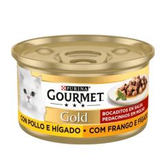 Gourmet Gold Häppchen Hähnchen und Leber
