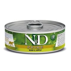 Farmina N&D Prime Adult Boar & Apple Cat (Dosen) 70 gr x 30