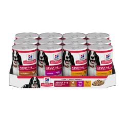Hill's Canine Adult Multipack Chicken, Turkey & Beef (Dosen) - 12 x 370 gr