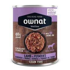 Ownat Wetline Dog Lamb with Potatoes (Dosen) 12 x 395 gr