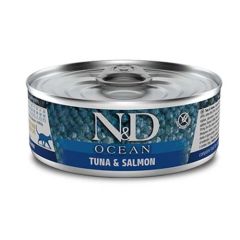 Farmina N&D Cat Ocean Tuna Salmon (Dosen) 30 x 70 gr
