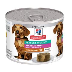 Hill's Science Plan Adult Small & Mini Perfect Weight Turkey Mousse (Dosen)