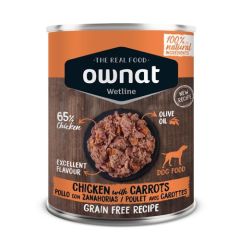 Ownat Wetline Dog Chicken & Carrots (Dosen) 12 x 395 gr