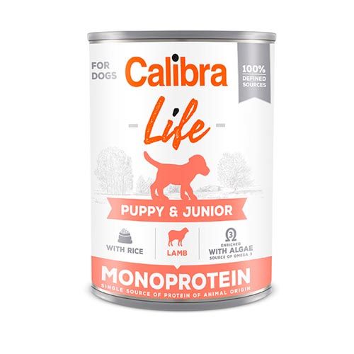 Calibra Dog Life Puppy Lamb & Rice (Dosen) 6 x 400 gr