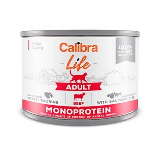 Calibra Cat Life Adult Beef (Dosen) 6 x 200 gr