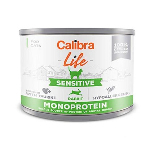 Calibra Cat Life Sensitive Rabbit (Dosen) 6 x 200 gr