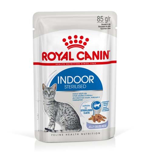 Royal Canin Cat Indoor Gelatine (Beutel) 85 gr x 12