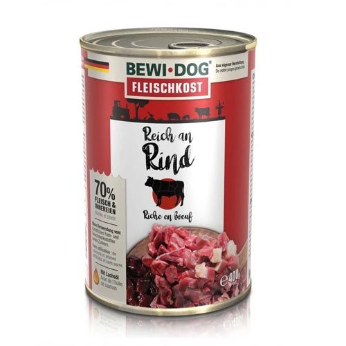 Bewi Dog Rich in Beef (Dosen) 6 x 400 gr