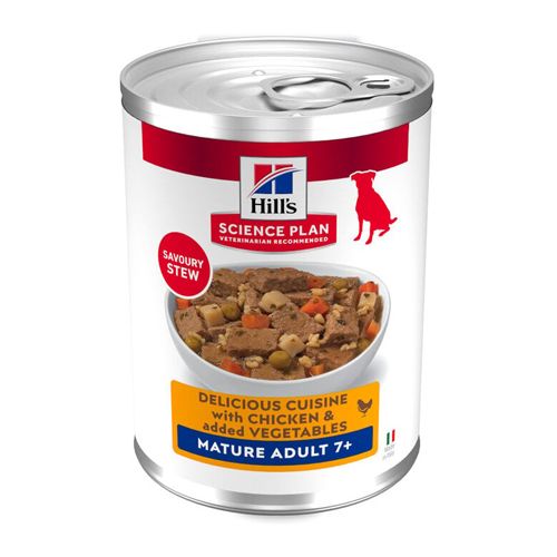 Hill's Canine Mature Adult Stew Chicken & Vegetables (Dosen) - 12 x 363 gr
