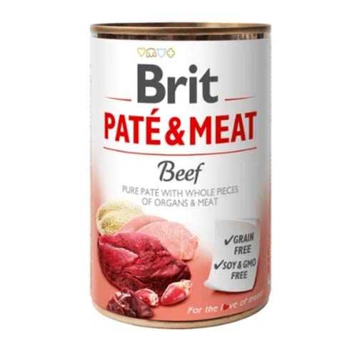 Brit Pate Meat Beef (Dosen) - 6 x 400 gr