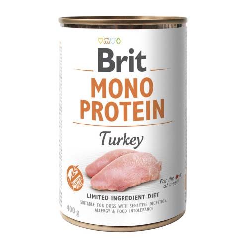 Brit Mono Protein Turkey (Dosen) - 6 x 400 gr