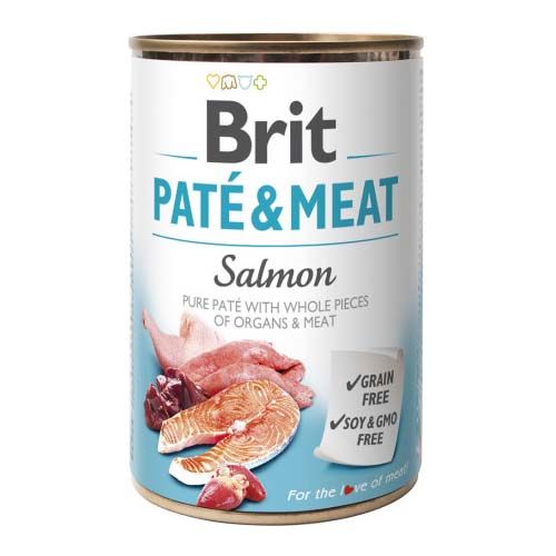 Brit Pate & Meat Salmon (Dosen) - 6 x 400 gr