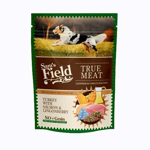 Sam's Field Turkey with Salmon & Lingonberry (Beutel) - 12 x 260 gr