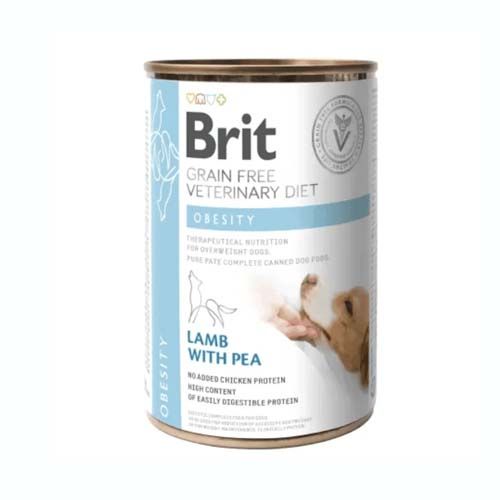 Brit GF Veterinary Diet Dog Obesity (Latas) - 400 gr x 6