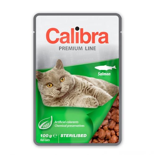 Calibra Cat Sterilised Salmon (Beutel) 24 x 100 gr