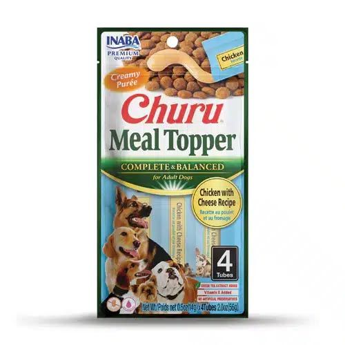 Churu Dog Meal Topper Chicken & Cheese - 12 x 56 gr (Lieferung 3 - 5 Tages)