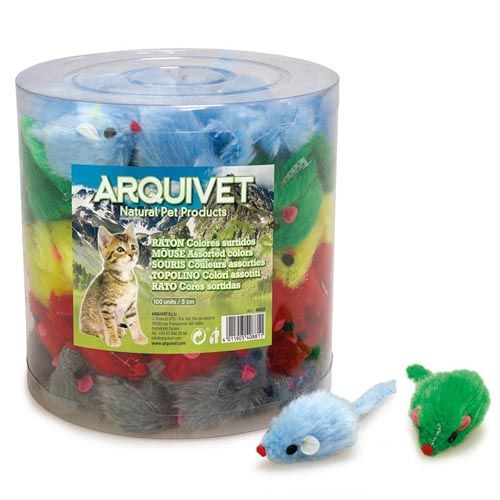 Maus bunt Sortiment (100 Stck./Dose) Arquivet