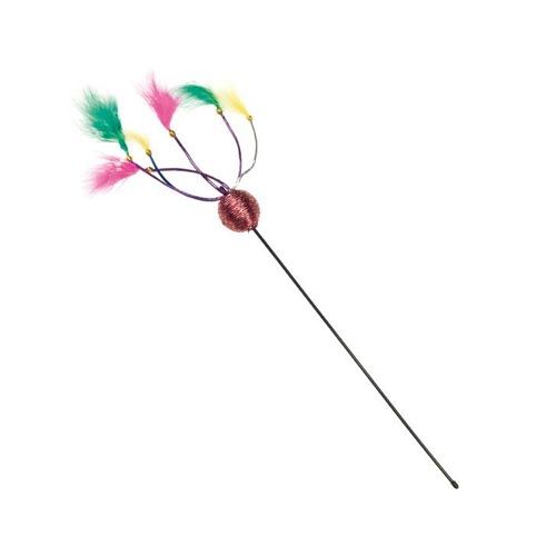 Stock mit Federn und Bällen 65 cm Arquivet