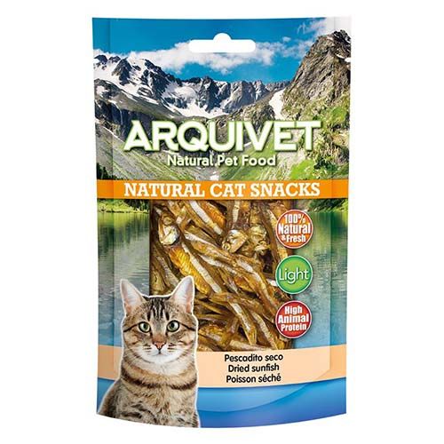 Natural Cat Trockenfisch 50 g (24 Tüten/Box) Arquivet