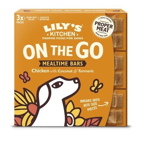 Lily's Kitchen On The Go Bars Chicken Multipack 3X40 Gr (Lieferung 3 - 5 Tages)