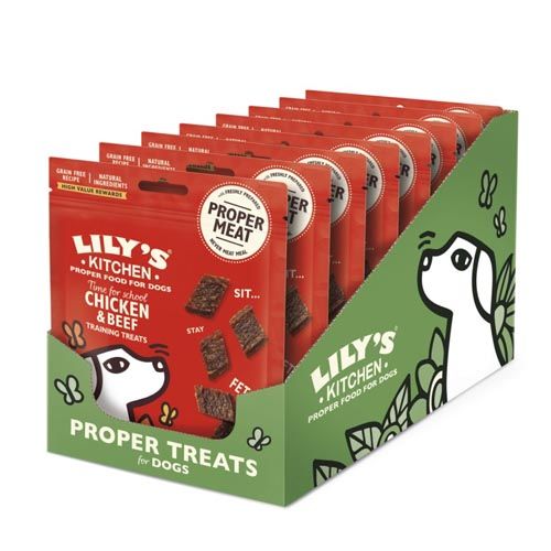 Lily's Kitchen Time For School Chicken & Beef Training 8X70 Gr (Lieferung 3 - 5 Tages)