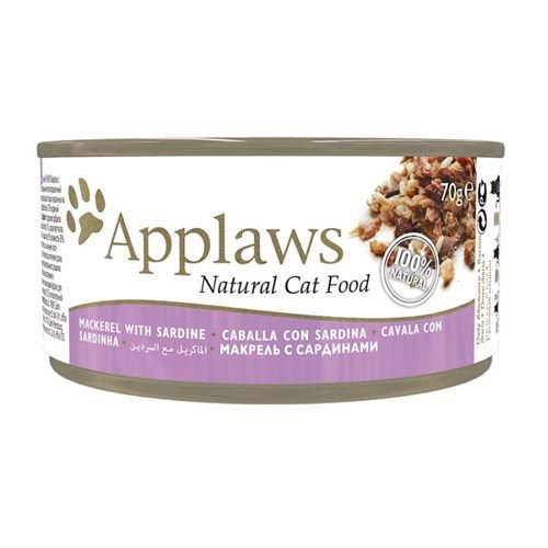 Applaws Cat Dosen Makrele und Sardine(70 gr x 24)