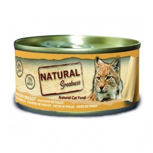 Natural Greatness Cat Hähnchenbrust (Dosen) 70 gr x 24