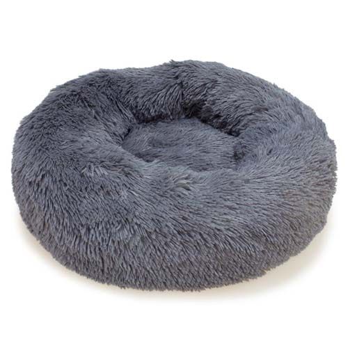 Red para acuario Ferplast - Dunkelgraues weiches rundes Bett