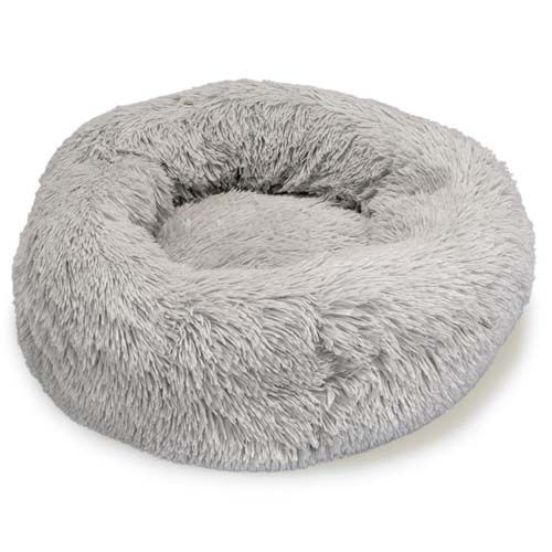Red para acuario Ferplast - Hellgraues weiches rundes Bett