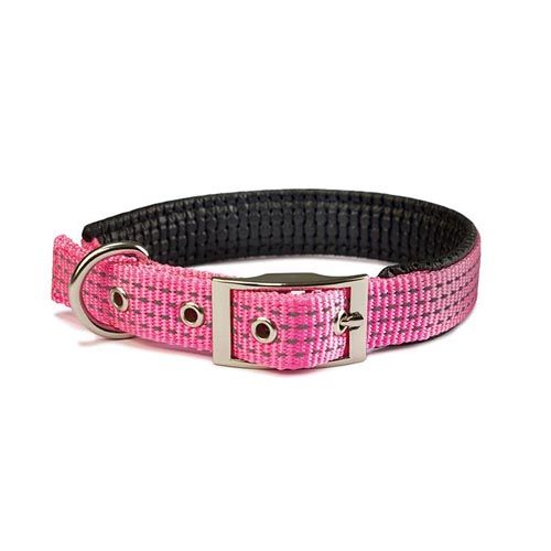 Halsband Nylon uni rosa