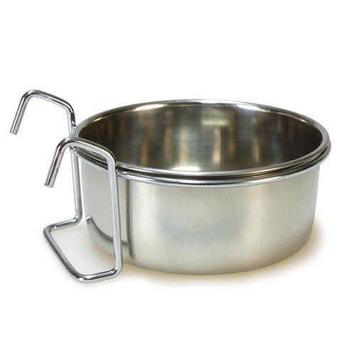 Futternapf Papagei rostfrei
