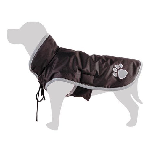 Regenmantel Hund schwarz