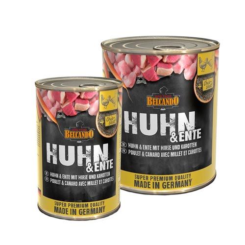 Belcando Dog Hähnchen und Ente mit Hirse und Karotte (Dose)