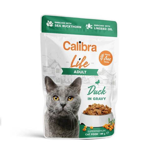 Calibra Cat Life Adult Duck in Gravy (Beutel)