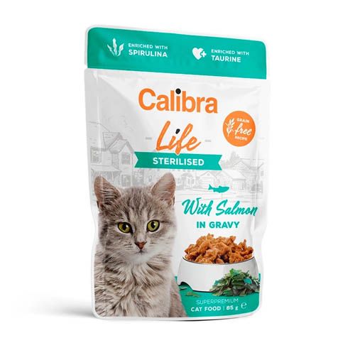 Calibra Cat Life Kitten Salmon in Gravy (Beutel)