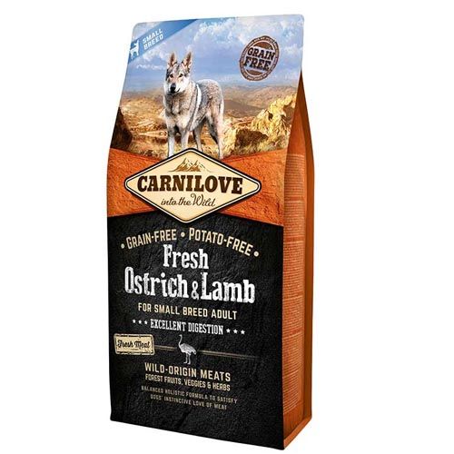 Carnilove Adult Small Breed Fresh Ostrich & Lamb (Strauß und Lamm)