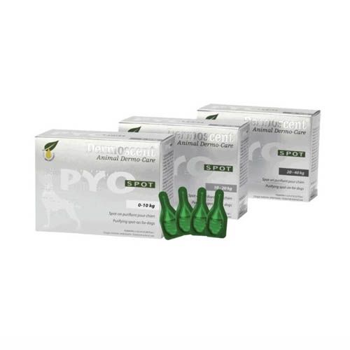 Pipetten Haut Pflege Dermoscent Pyospot für Hunde