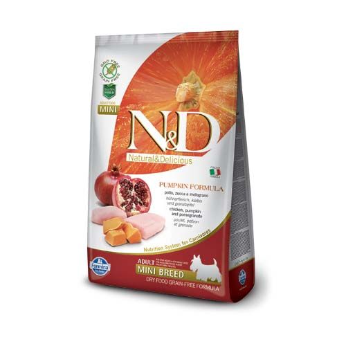 Farmina N&D Grain Free Pumpkin Adult Mini Hähnchen Hund