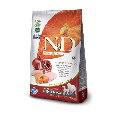 Farmina N&D Grain Free Pumpkin Adult Medium & Maxi Hund