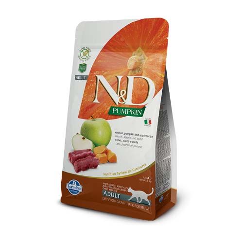 Farmina N&D Grain Free Pumpkin Adult Hirsch Katze